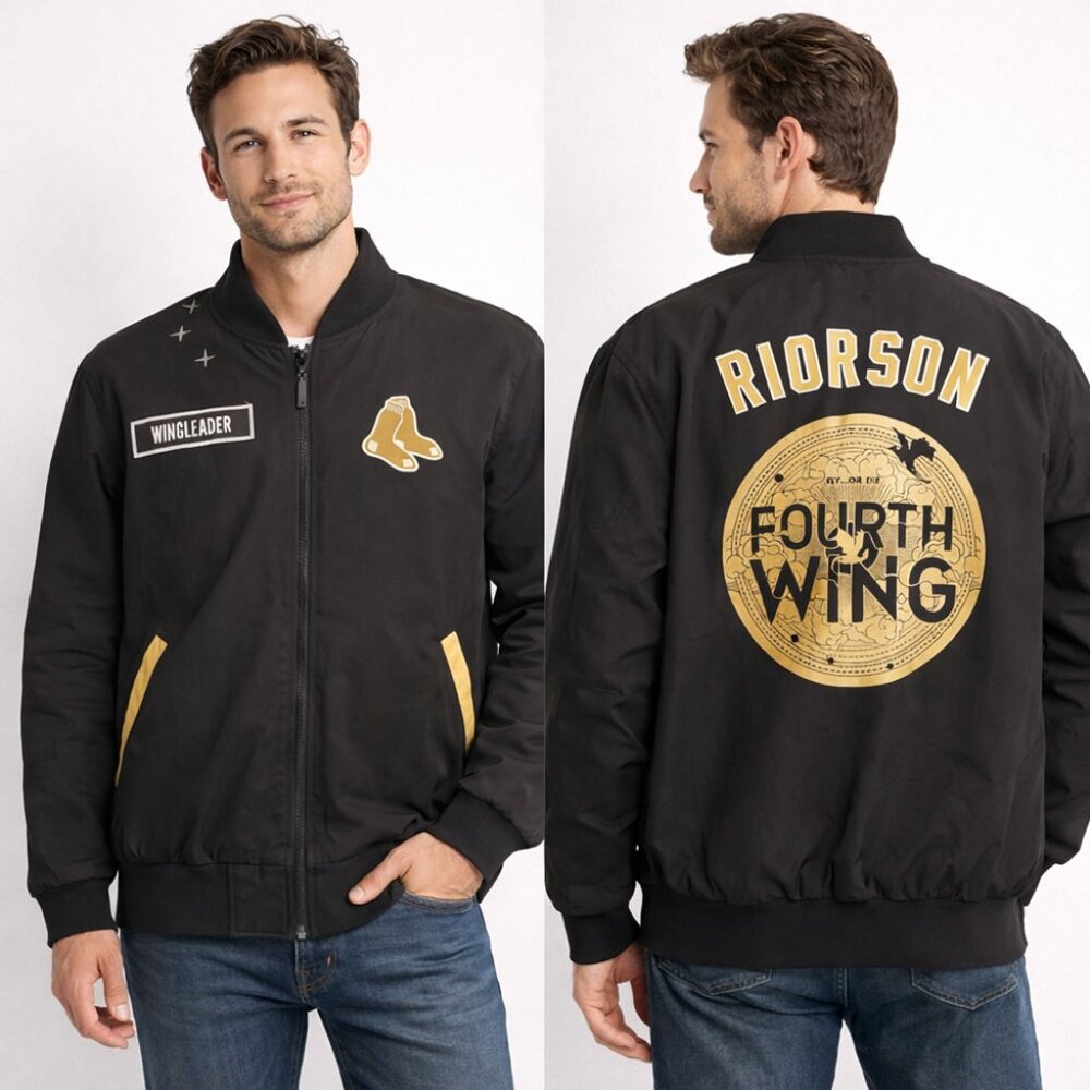 Boston Red Sox Black Fourth Wing Riorson Wingleader Jacket - Adult Small